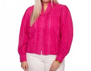 NEW LAYERZ CLOTHING kathleen top in pink